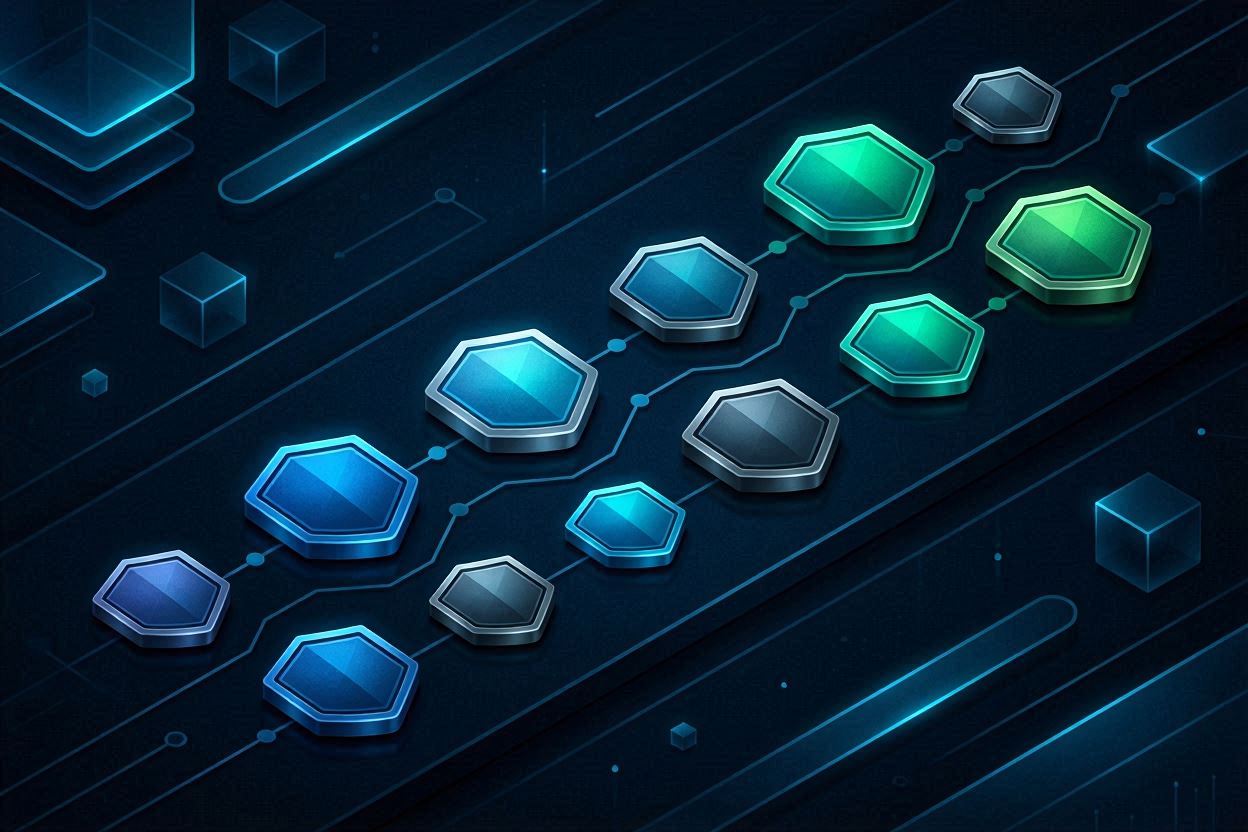 Cybersecurity certifications roadmap illustration