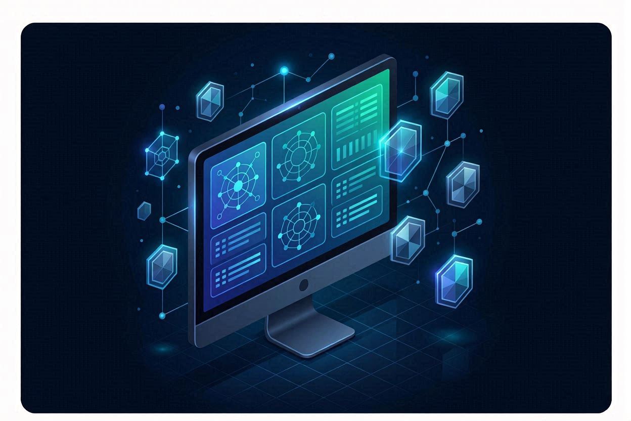 TryHackMe platform review with cybersecurity training visualization
